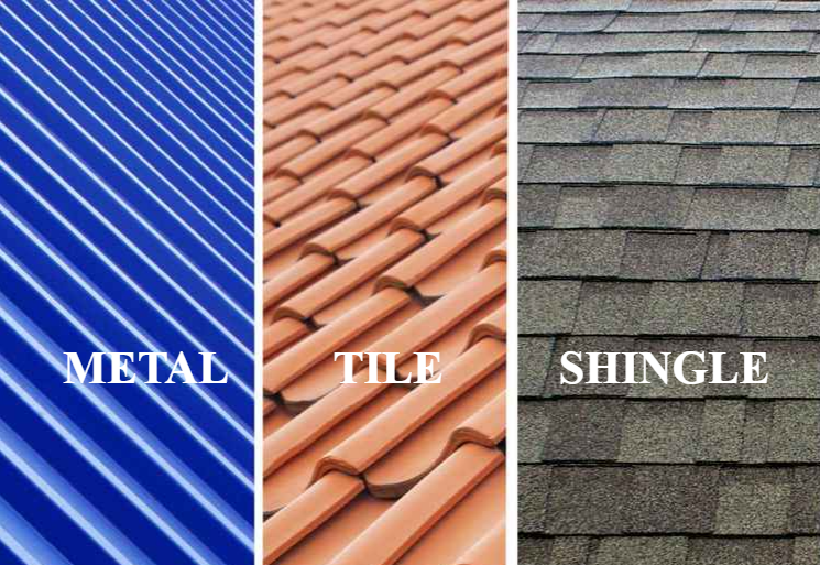 shingle vs tile vs metal in Florida