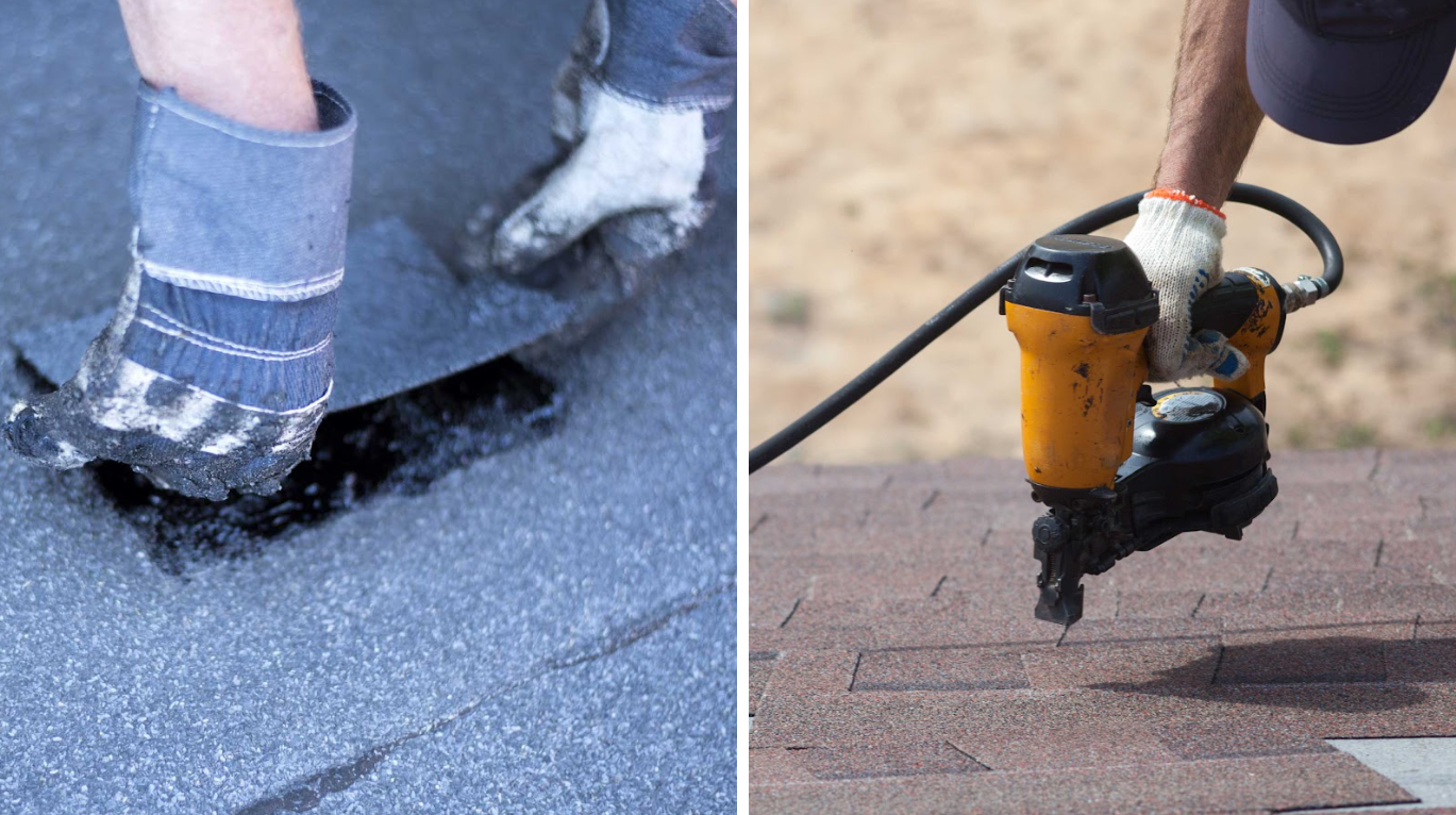 DIY roof repair or professional roof repair